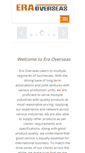Mobile Screenshot of eraoverseas.com