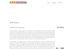 Tablet Screenshot of eraoverseas.com